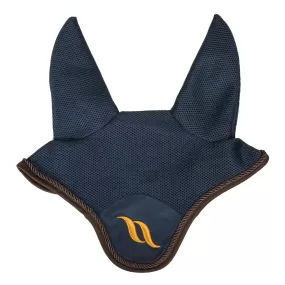 BACK ON TRACK AIRFLOW HORSE BONNET - NAVY