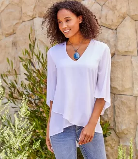 Bracelet Sleeve Asymmetric Top