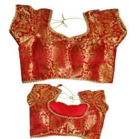 Brocade blouses in assorted colors