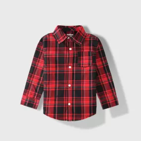 C1165 GRML Red Check Casual Shirt