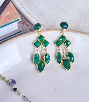 Chandelier Gemstone Earrings