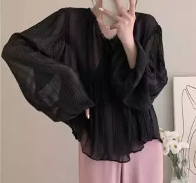 Chiffon romantic blouse