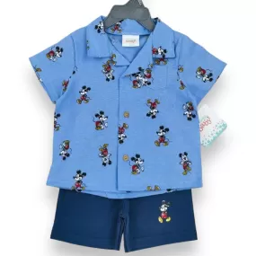 Disney Baby 2 Pc Shirt And Shorts Set - Mickey Mouse