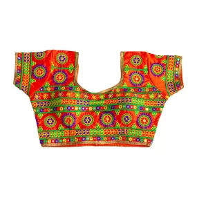 Gujarati work  Multi color choli