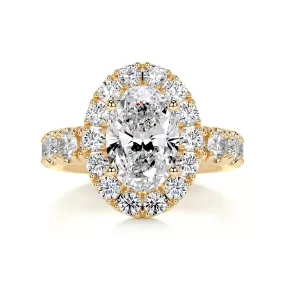 Maya Diamond Engagement Ring -18K Yellow Gold