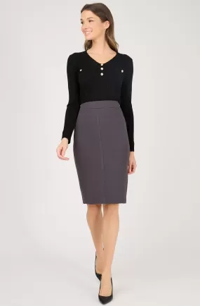 Pencil Skirt with detailed seams